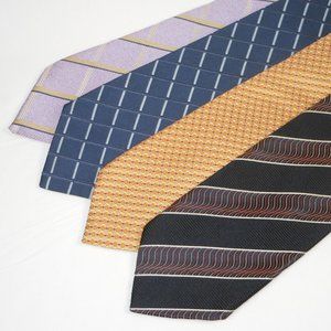 4 nice Tino Cosma all silk ties, made in Italy